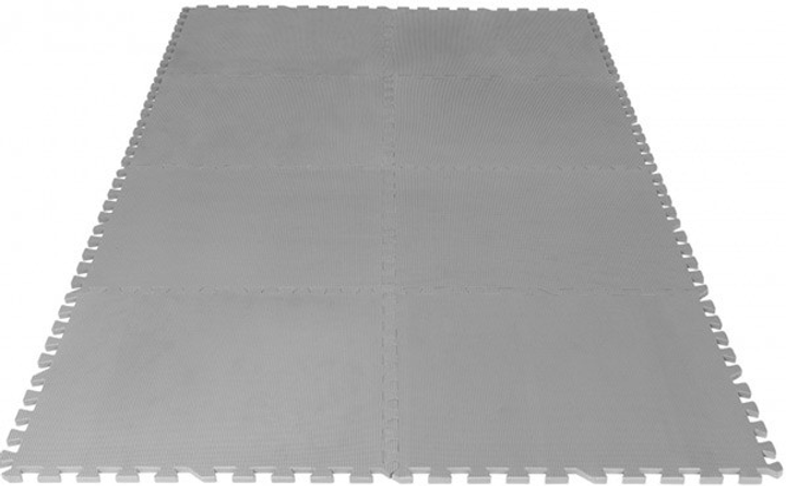 Zestaw mat ochronnych Gorilla Sports 60 x 60 x 1.2 cm 8 szt Grey (4260438733468) - obraz 2