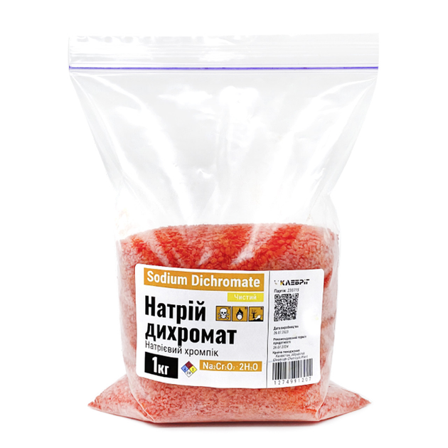 Бихромат натрия klebrig 1кг натриевый хромпик БХРМТН-1 – фото, отзывы ...