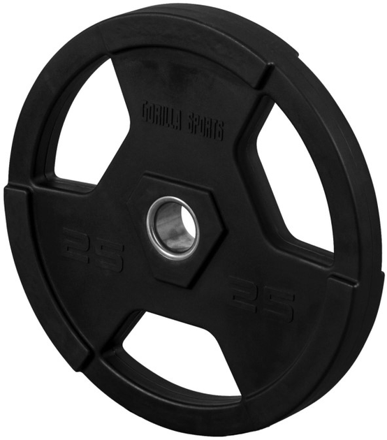 Вагова пластина Gorilla Sports Grip 25 кг (4260438736933) - зображення 3