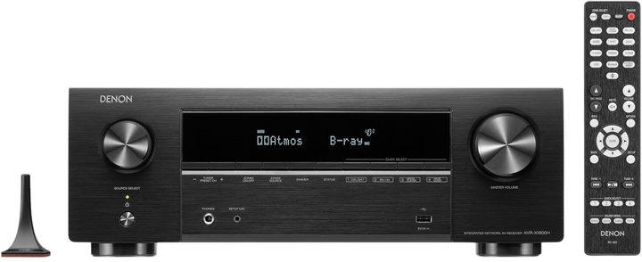 Odbiornik AV Denon AVR-X1800H 7.2-Ch Black (AVRX1800HBKE2) - obraz 1