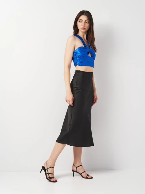 Футболка женская Zara 3485/589 S Синяя (03485589420024) - Фото 3 Футболка женская Zara 3485/589 S Синяя (03485589420024) - изображение 3