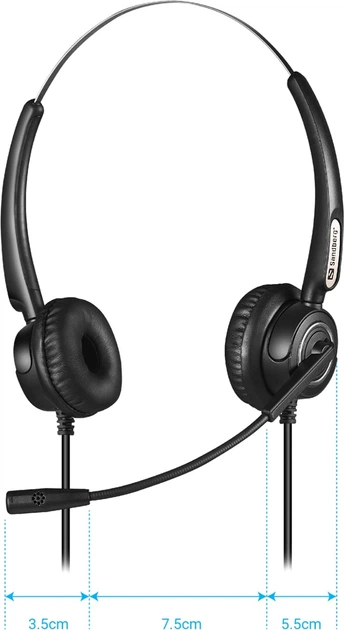 Навушники Sandberg USB Office Headset Pro Stereo (5705730126130) - зображення 2