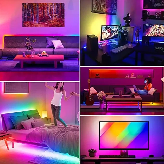 Cветодиодная лента 30 м OK Led RGB 3535 с пультом и блютуз - изображение 3