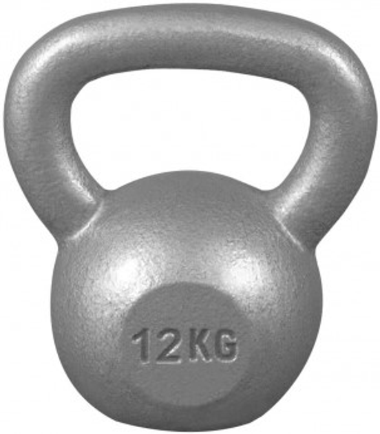 Kettlebell Gorilla Sports żeliwny 12 kg (4260200840431) - obraz 1