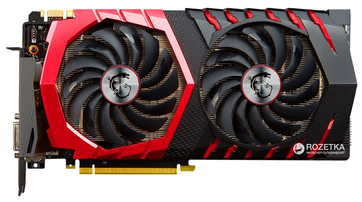Відеокарта MSI PCI-Ex GeForce GTX 1080 Gaming Z 8GB GDDR5X (256bit