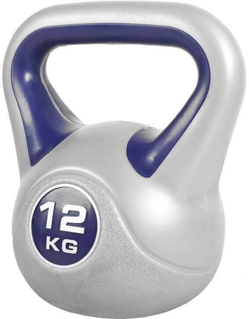 Kettlebell Gorilla Sports Stylish winylowy 12 kg (4260200842169) - obraz 1