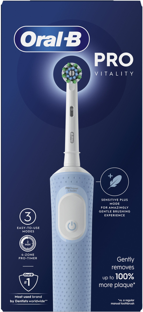 Электрическая зубная щетка Oral-B Vitality Pro Protect X Clean D103 Blue (4210201446453) - изображение 5