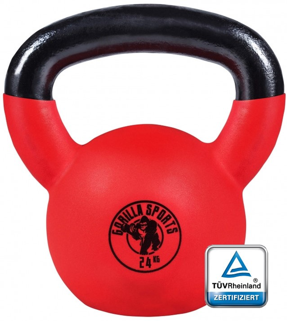 Гиря Gorilla Sports обгумована професійна 12 кг (4260200842268) - зображення 6