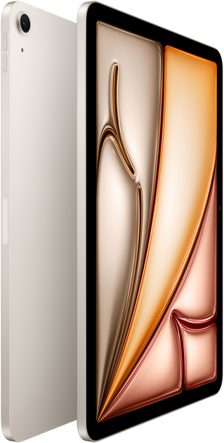 Tablet Apple iPad Air 11" M2 2024 Wi-Fi 128GB Starlight (MUWE3) - obraz 3