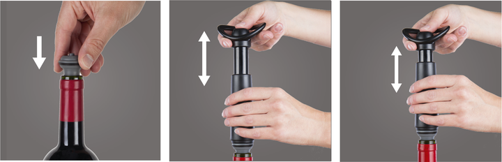 Zestaw prezentowy Vacu Vin Saver Concerto Gift Set Black (09876606) - obraz 4