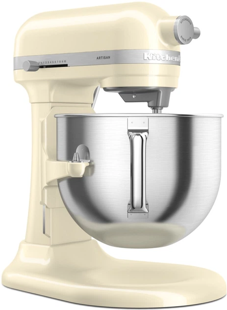 Robot kuchenny KitchenAid Artisan 5KSM70SHXEAC z podnoszoną misą, kremowy - obraz 4