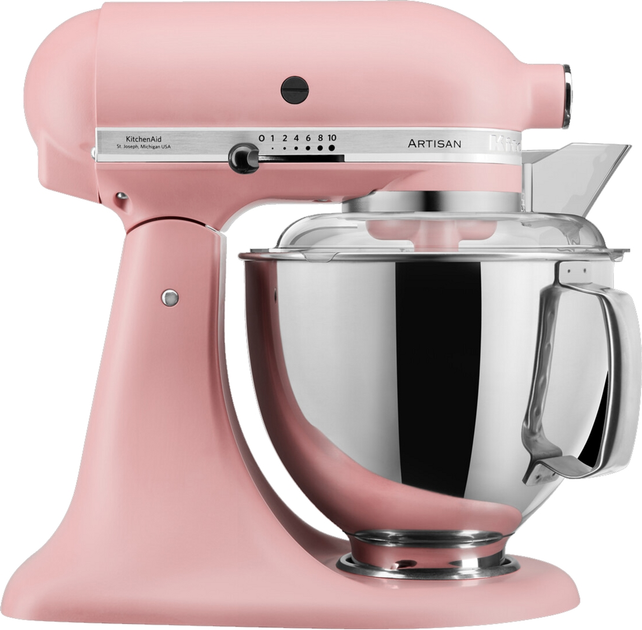 Кухонна машина KitchenAid Artisan 5KSM175PSEDR з відкидним блоком, колір суха троянда - зображення 1