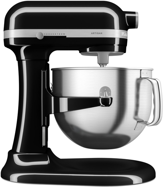 Robot kuchenny KitchenAid Artisan 5KSM70SHXEOB z podnoszoną misą, czarny - obraz 4
