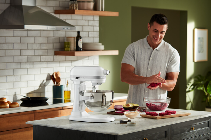 Кухонна машина KitchenAid Heavy Duty 5.2 л 5KSM55SXXEWH з відкидним блоком, Біла - зображення 12