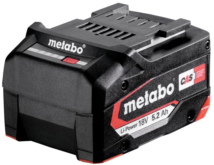 Акумулятор для інструменту Metabo 18 В Li-Power 5.2 А/год (625028000) - зображення 1