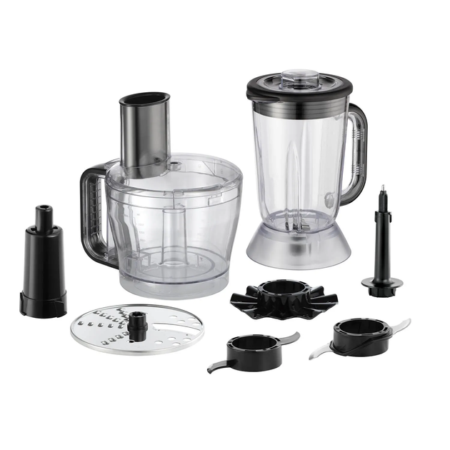 Кухонна машина Russell Hobbs Desire Matte Charcoal, 600Вт, чаша-пластик, корпус-пластик, насадок-4, чорний - изображение 3