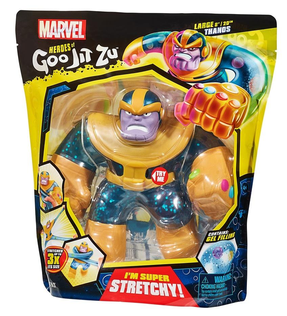 Rozciągliwa figurka GooJitZu Heroes Marvel Supagoo Thanos GOJ41130 (0630996411308) - obraz 1