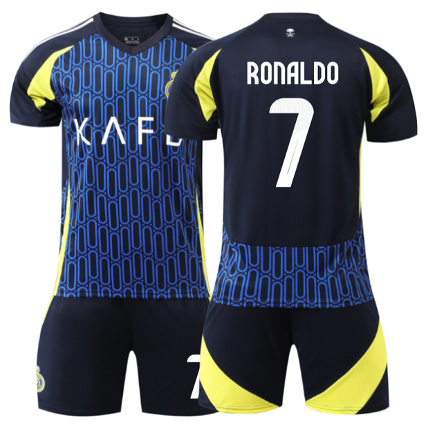 Форма футбольна дитяча C.Ronaldo (Роналдо) 7 Al Nasr (Аль-Наср) 24/25, нар. 24 зріст 130-140см. темно-синя - зображення 4