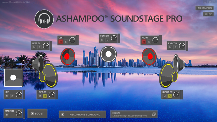 Покращення звуку для ПК, Ashampoo Soundstage Pro, 1 ПК, безтермінова ліцензія - изображение 3