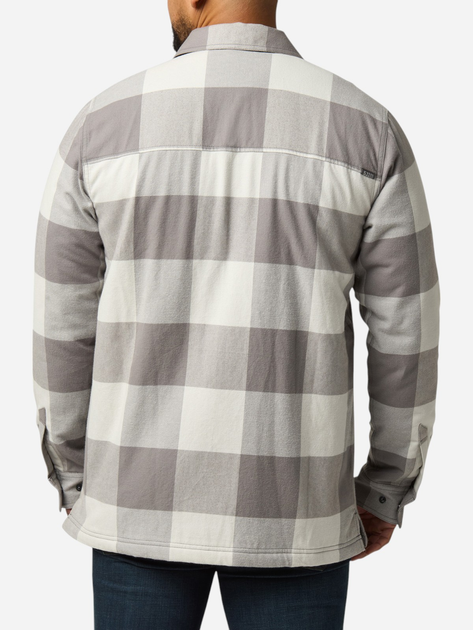 Тактична куртка на флісі чоловіча 5.11 Tactical 78042-1151 2XL Overcast Grey Check (888579760606) - зображення 2