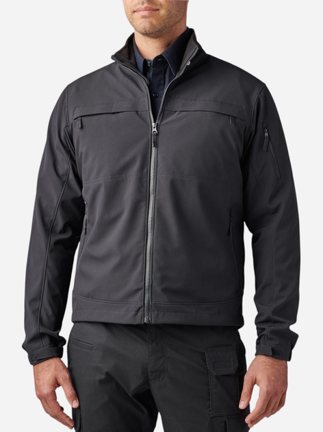 Тактична куртка на флісі чоловіча 5.11 Tactical 48373ABR-019 3XL Black (888579791914) - зображення 1