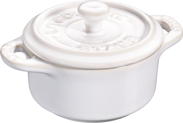 Garnek Staub Mini Cocotte okrągły Kość Słoniowa 200 ml (4009839376986)  - obraz 1