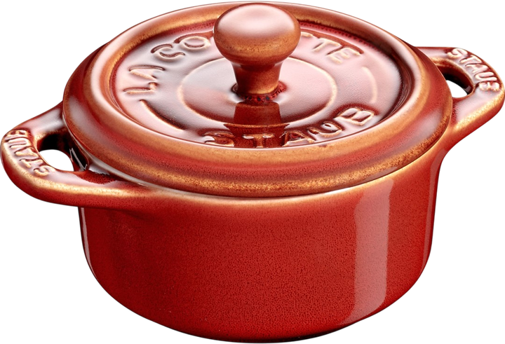 Garnek Staub Mini Cocotte okrągły Kasztanowy 200 ml (4009839377006)  - obraz 1