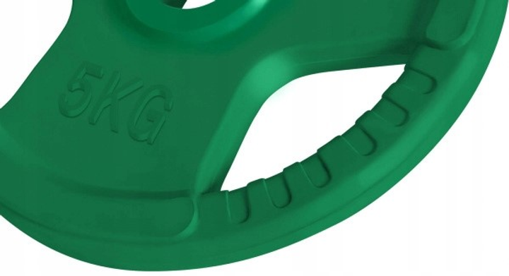 Obciążenie Gorilla Sports gumowane 5 kg (4260200846181) - obraz 3