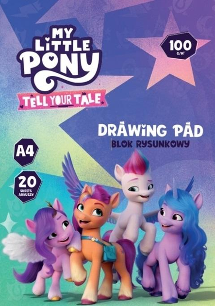 Zestaw bloków rysunkowych Astra My Little Pony A4 20 arkuszy 10 szt (5901137222967) - obraz 1