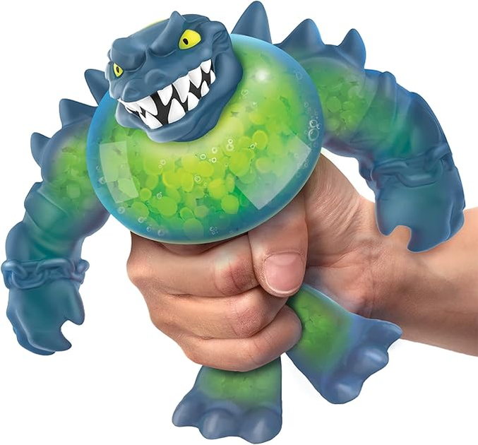 Rozciągliwa figurka GooJitZu Heroes Glow Shifters Tyro vs Rock Jaw GOJ42620 (0630996426203) - obraz 5