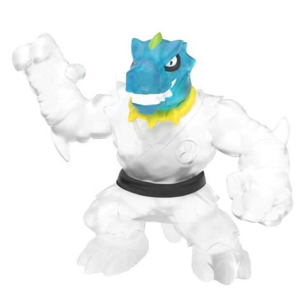 Rozciągliwa figurka GooJitZu Heroes Glow Shifters Tyro vs Rock Jaw GOJ42620 (0630996426203) - obraz 4