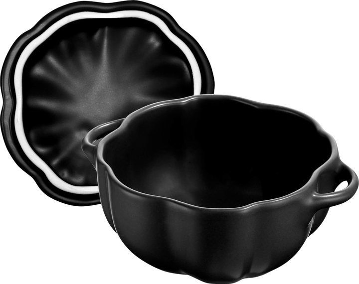 Каструля Staub Mini Cocotte у формі гарбуза Чорна 500 мл (4009839397271) - зображення 2