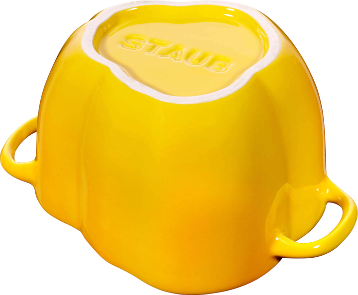 Garnek Staub Mini Cocotte w kształcie papryki Żółty 450 ml (4009839403149)  - obraz 5
