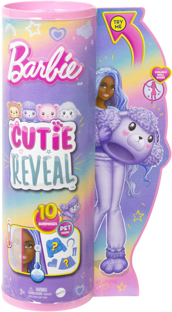 Lalka Barbie Cutie Reveal Pudel HKR05 (0194735106578) - obraz 1