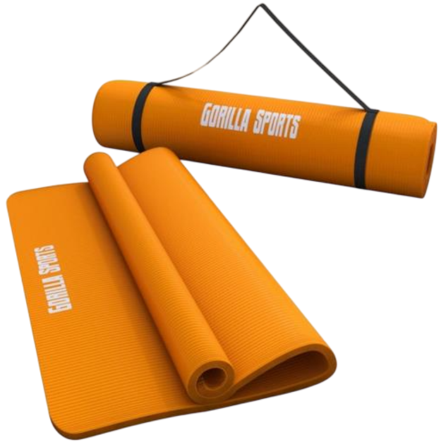 Mata do jogi Gorilla Sports 190 x 60 x 1.5 cm Orange (4260200847188) - obraz 1