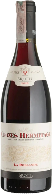 Вино Brotte S.A. La Rollande Crozes-Hermitage червоне сухе 0.75 л (2607270072706) - Фото 1 Вино Brotte S.A. La Rollande Crozes-Hermitage червоне сухе 0.75 л (2607270072706) - зображення 1