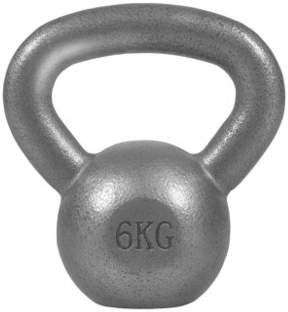 Kettlebell Gorilla Sports żeliwny 6 kg (4260438737404) - obraz 1