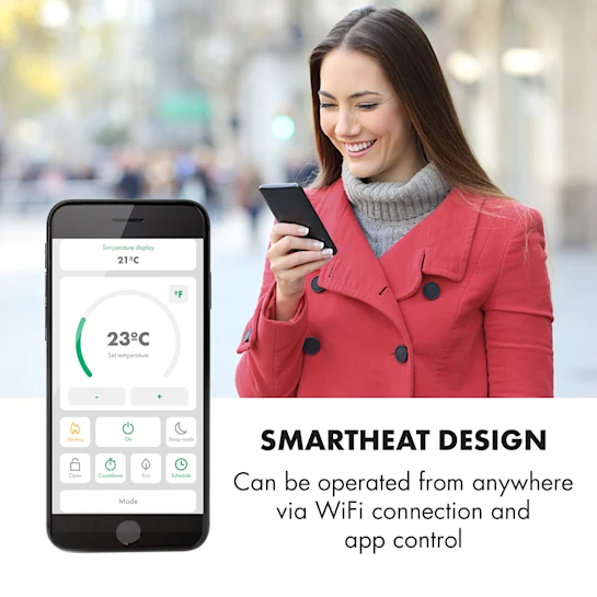 Конвекционный обогреватель Klarstein Bornholm Smart Белый - изображение 8