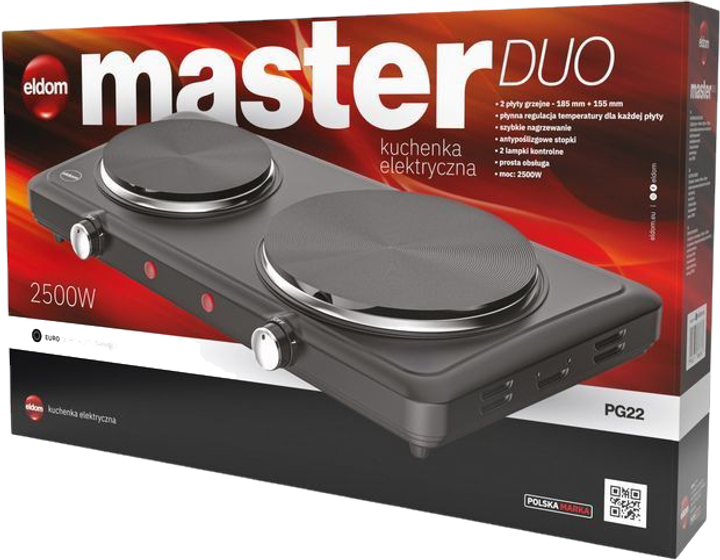 Kuchenka elektryczna Eldom PG22 Master Duo (5908277388638) - obraz 3
