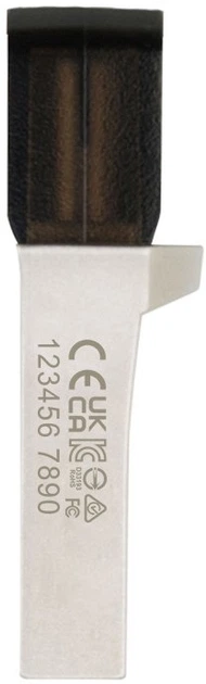 Флеш пам'ять USB Transcend JetFlash 890 64GB USB 3.1 Gen1 + Type-C Silver (TS64GJF890S) - зображення 6