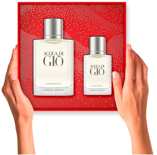 Набір для чоловіків Giorgio Armani Acqua di Gio Туалетна вода 100 мл + Туалетна вода 30 мл (3614274337181) - зображення 4