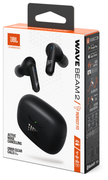 Гарнітура JBL WAVE BEAM 2 Black (JBLWBEAM2BLK) (7065569) - изображение 6