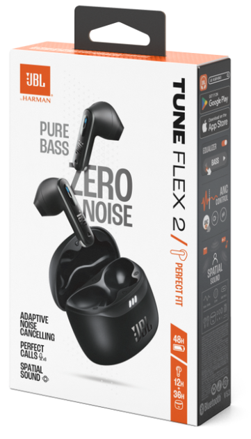 Гарнітура JBL TUNE FLEX 2 Black (JBLTFLEX2BLK) (7065583) - изображение 11