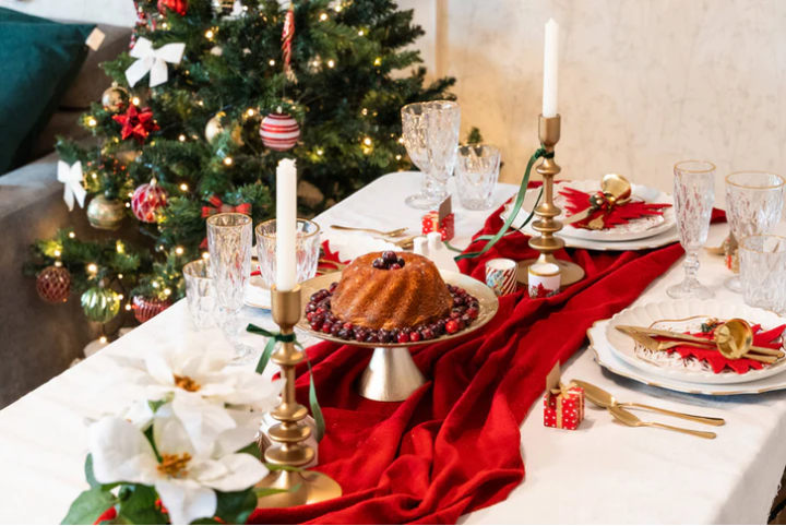 Тортівниця Home Styling Collection скляна золотиста 28 см (8720573246873) - зображення 4