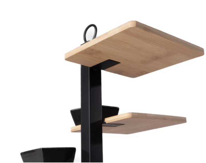 Стелаж для подачі закусок Excellent Houseware 4-поверхова 37 см (8720573213103) - зображення 3
