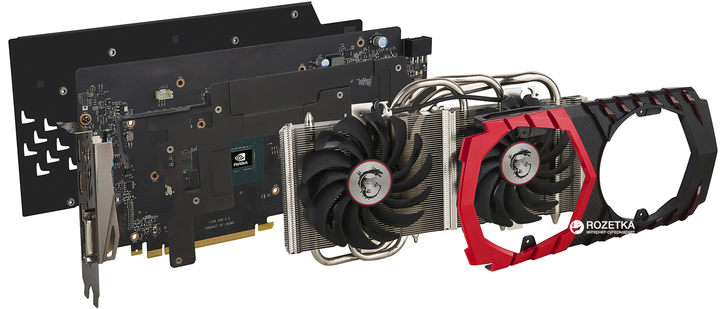 動作確認済 MSI GeForce GTX 1060 GAMING X 6G Відеокарта MSI GTX 1060 6Gb Gaming X (GTX 1060 GAMING X 6G