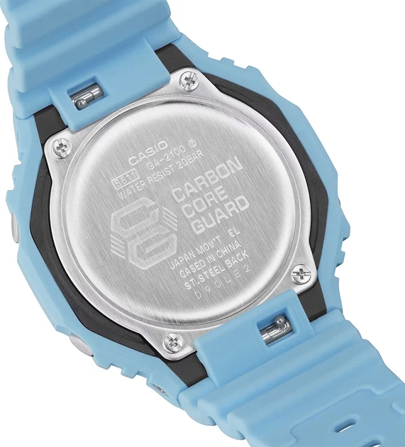 Zegarek Casio G-SHOCK Classic GA-2100 -2A2ER Blue - obraz 5