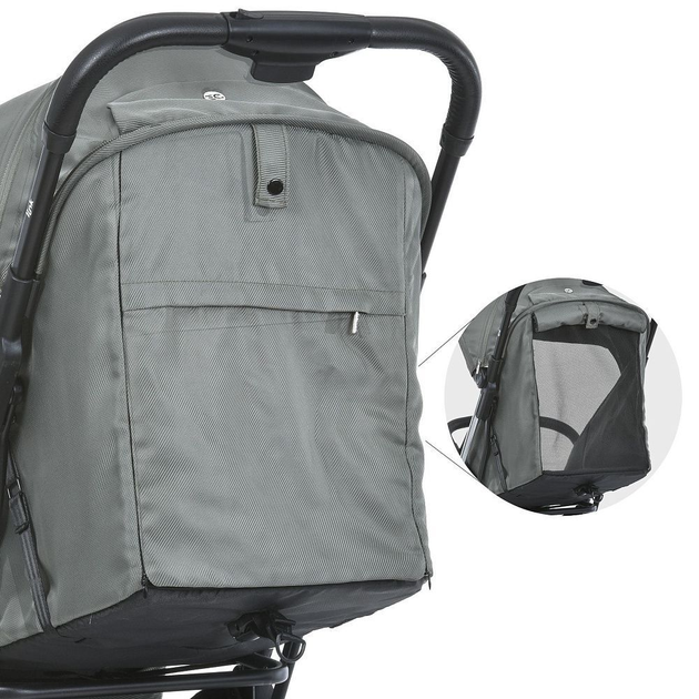 Прогулочная коляска El Camino ME 1129 Link Moss Striped - изображение 9