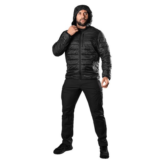 Легкий Пуховик Storm Hood 2.0 Чорний (8255), XXXL - зображення 2