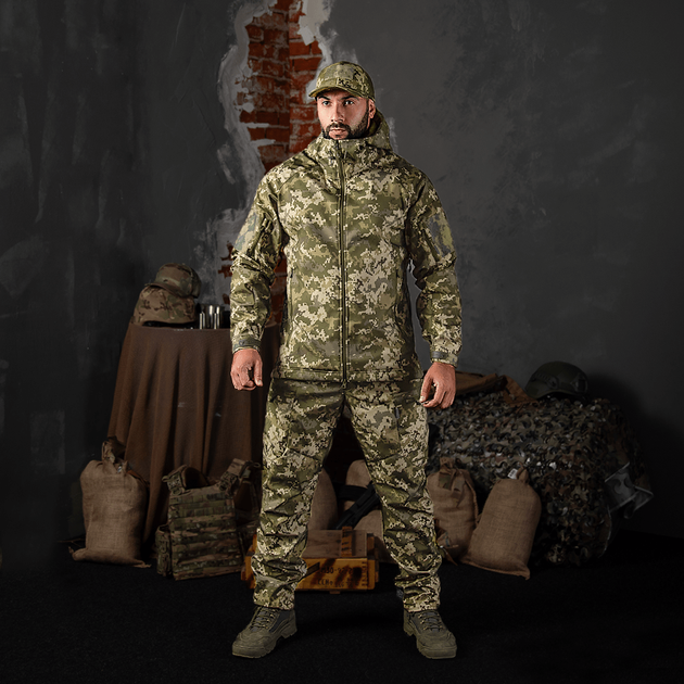 Куртка CM Stalker SoftShell Піксель (7379), XXL - зображення 2